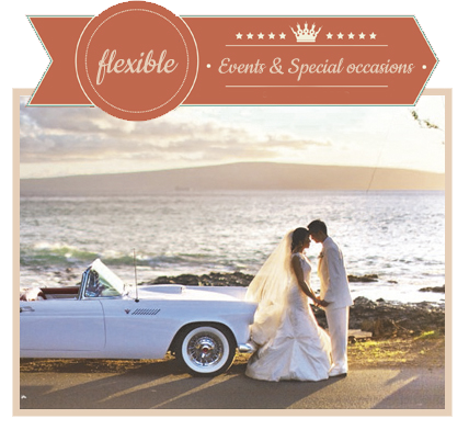 Rent Classic Convertible for Events and Special Occasions
